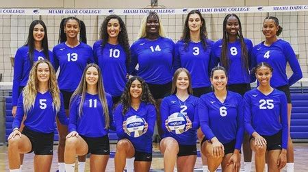 National Runner-up Miami Dade College Volleyball Team Shows Dominance ...