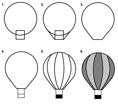 [Get 45+] 23+ Sketch Air Balloon Drawing Images GIF