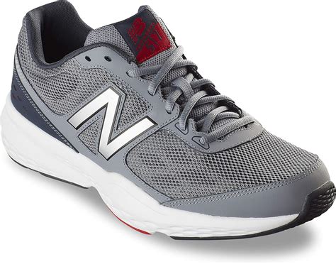 Amazon.com | New Balance 517 Training Sneakers Grey Red | Golf