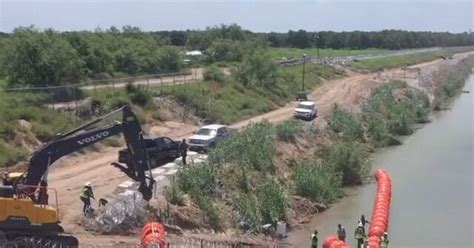 WATCH: Texas Begins Construction of Historic Floating Border Barrier