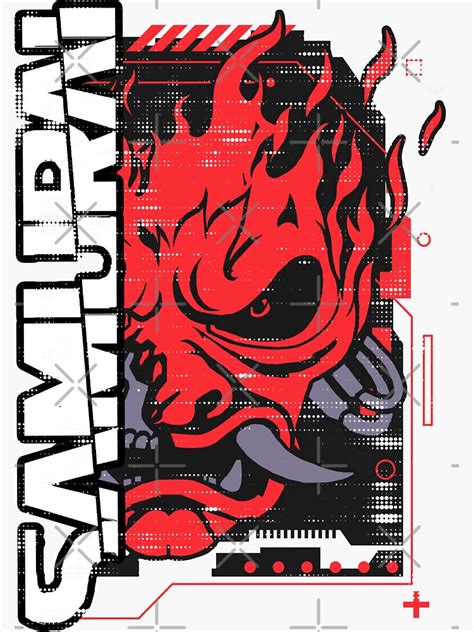 "samurai rock band" Sticker for Sale by FranckJeannin | Redbubble