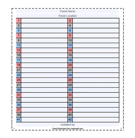 electrical panel labels template Happycart.co | Breaker box labels, Label templates, Circuit ...