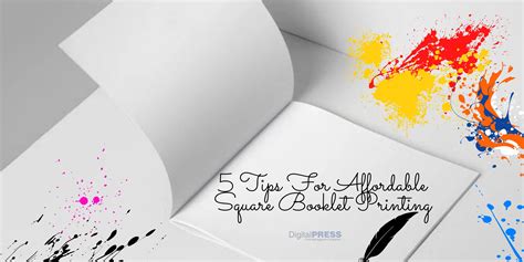 5 Tips For Affordable Square Booklet Printing - AtoAllinks