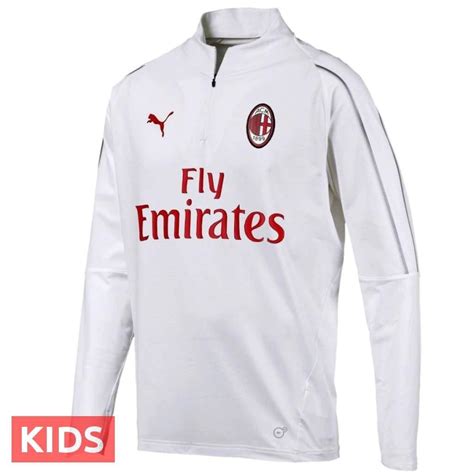 Kids - AC Milan Training Technical Soccer Tracksuit 2018/19 - Puma – SoccerTracksuits.com