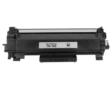 Brother TN-760 Toner Cartridge - 3,000 Pages - QuikShip Toner