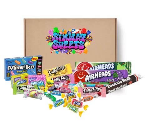 American Sweets Candy Box (25 Items) – Simway Sweets