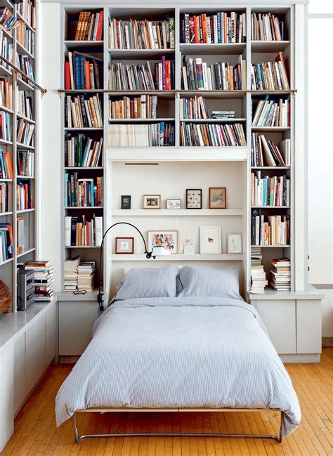 5 Tips That Make Decorating With Books Easy-Peasy | Bookshelves in bedroom, Home library design ...