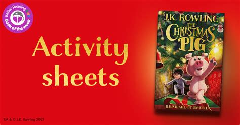 Activity Pack: The Christmas Pig by J.K. Rowling, Illustrated by Jim ...