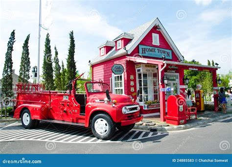 Vintage Fire Truck Editorial Stock Photo - Image: 24885583