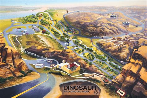 Dinosaur Provincial Park Map