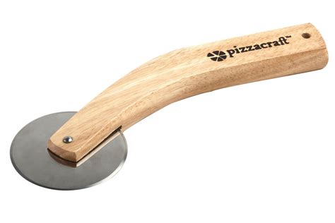 Rolling Pizza Cutter with Wood Handle | Pizzacraft