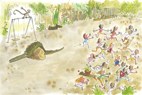 Enormous Crocodile Quentin Blake | Quentin blake, Quentin blake illustrations, Nostalgic books