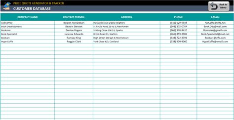 Excel Quotation Template Spreadsheets For Small Business