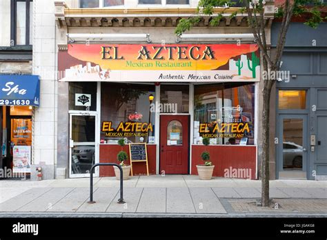 Storefront of El Azteca Restaurant, Philadelphia Stock Photo: 147752312 - Alamy