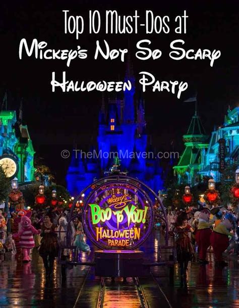 Top 10 Must-Dos at Mickey's Not So Scary Halloween Party - The Mom Maven