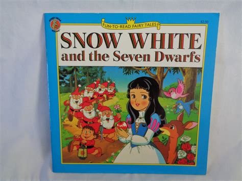 1991 Fun-to-read Fairy Tales Snow White and the Seven Dwarfs | Etsy