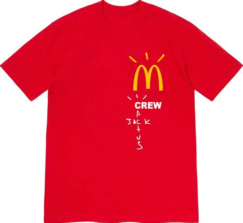 Travis Scott x McDonald's Crew T-Shirt Red - FW20