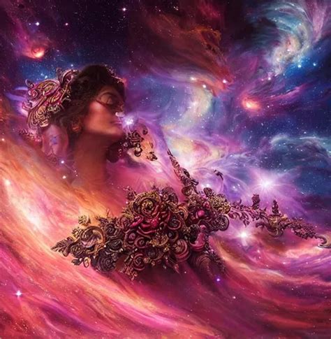 A beautiful detailed with a pink and red galaxy matt... | OpenArt