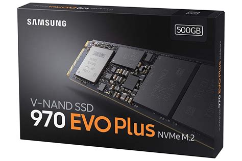 Samsung 970 EVO Plus 500GB NVMe PCIe 2280 SSD Internal Solid State ...