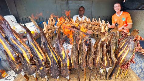 Street Food in Côte d’Ivoire!! 🇨🇮 Insane VERTICAL BBQ in Abidjan (West ...