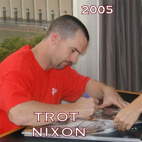 Trot Nixon Autograph Signing - New England Picture