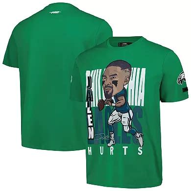 Men's Pro Standard Jalen Hurts Kelly Green Philadelphia Eagles Avatar Remix Player Graphic T-Shirt