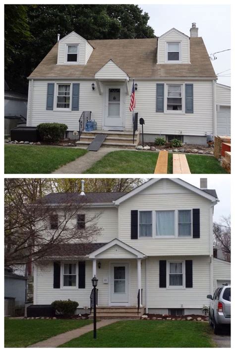 Second Floor Addition Before and After Photos