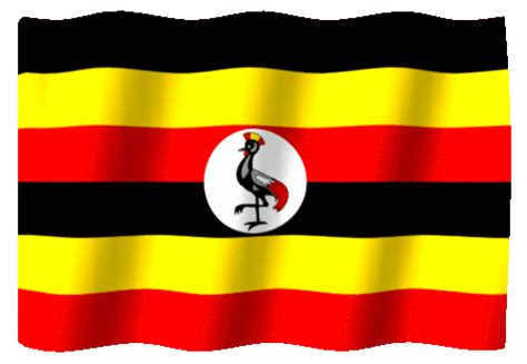 Uganda Flag Waving