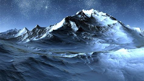 Night Mountain Wallpaper HD | PixelsTalk.Net