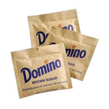 Domino® Brown Sugar Packets, 125/CS - WB Mason