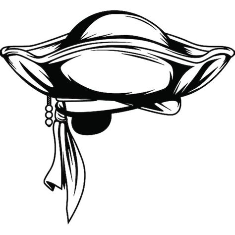 Pirate Hat Clip Art Black And White