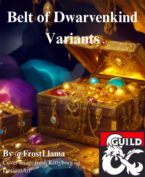 Belt of Dwarvenkind Variants - Dungeon Masters Guild | Dungeon Masters Guild