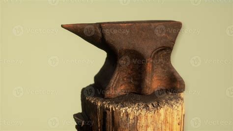 Old rusty anvil from the village forge 5624816 Stock Photo at Vecteezy