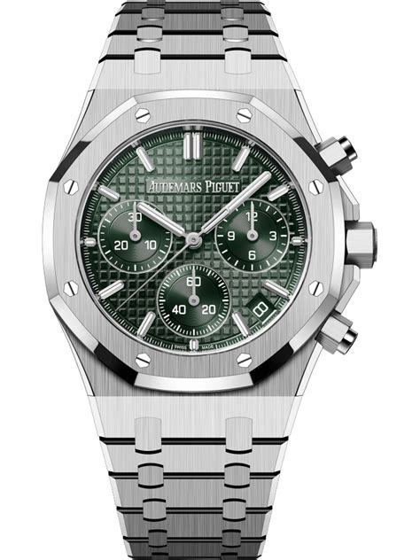 Audemars Piguet Royal Oak Chronograph Steel & Green Dial 26240ST.OO.1320ST.08 | Luxury Timepiece