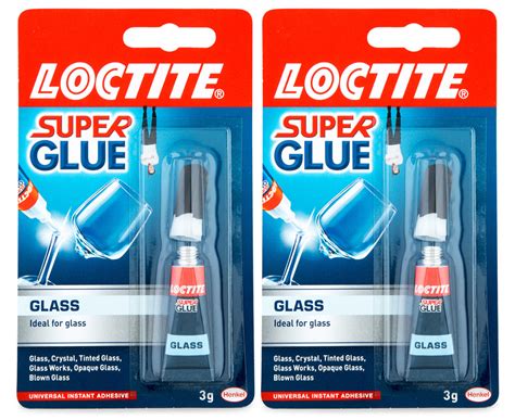 2 x Loctite Glass Super Glue 3g | GroceryRun.com.au