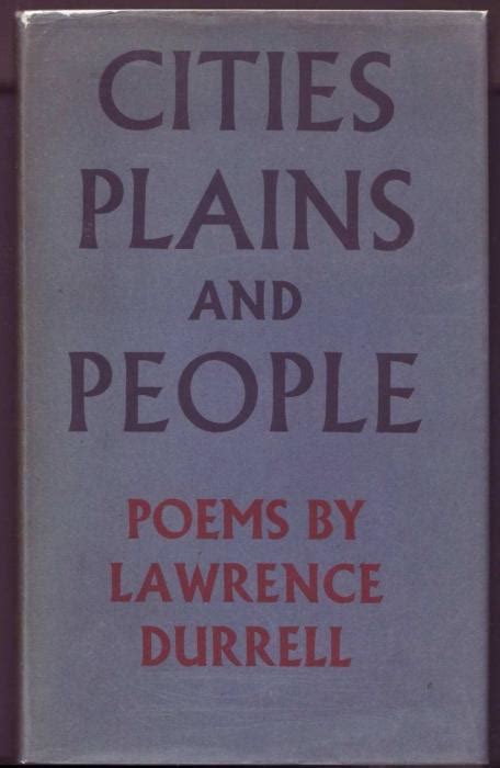 Cities, Plains and People. Poems by Lawrence Durrell by Durrell ...