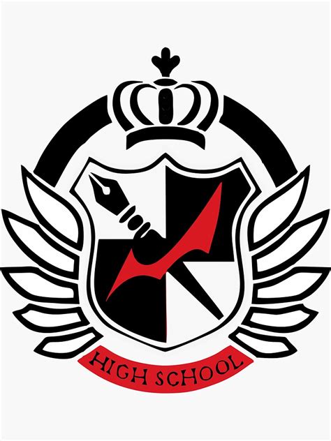 "Best Selling - Hopes Peak Academy Logo" Sticker by MarkChapmans | Redbubble