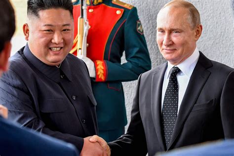 Vladimir Putin congratulates Kim Jong–un on winning election despite there being no other ...