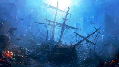 Underwater Wallpaper 4k Shipwreck