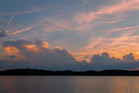 Lake Norman Sunset Photograph by Les Greenwood | Fine Art America