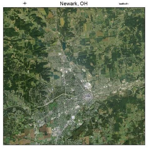 Aerial Photography Map of Newark, OH Ohio