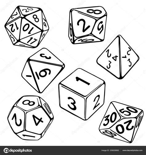 Dnd Dice D20 Drawing - San Wallpaper