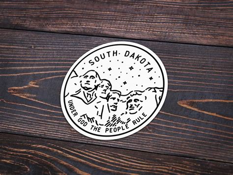 South Dakota Sticker South Dakota Decal Multiple Sizes - Etsy