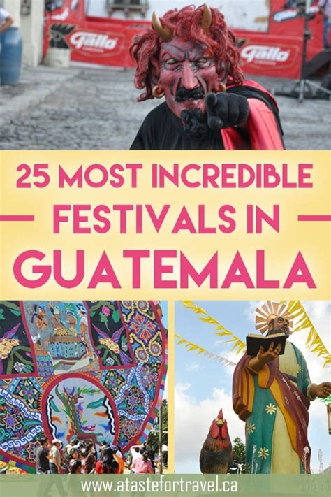 25 Guatemalan Festivals and Celebrations for Your Bucket List - A Taste for Travel