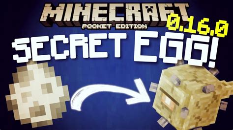 ️ Minecraft PE 0.16.0 - SECRET SPAWN EGG [ELDER GUARDIAN] // Secret item [MCPE 0.16.0 BETA ...