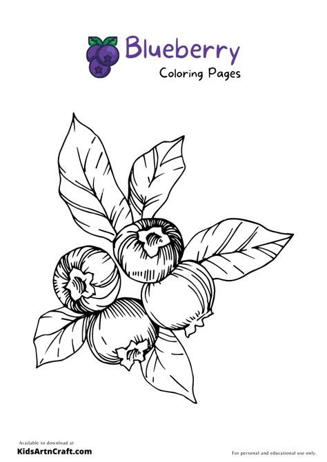 Madame Blueberry Coloring Pages