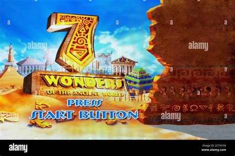 7 Wonders of the Ancient World - Sony Playstation 2 PS2 - Editorial use ...