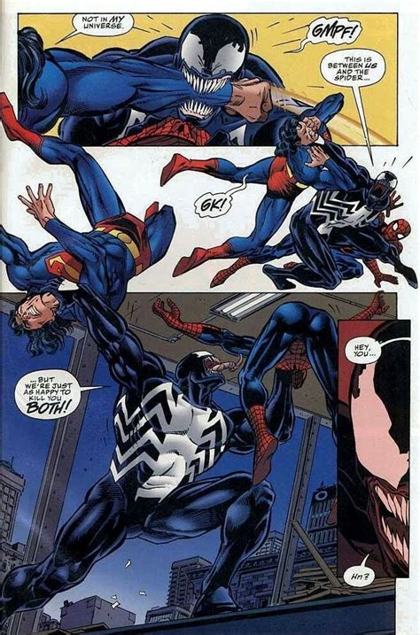 Venom vs Superman | Marvel and dc crossover, Dc comics vs marvel ...