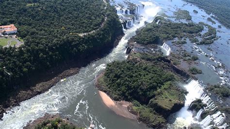 Helicopter tour over Iguazu Falls - HD - YouTube