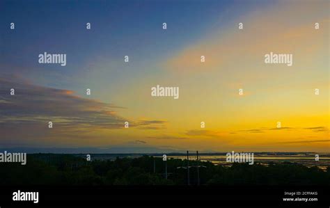 Beautiful natural scenery of sunrise sky Stock Photo - Alamy